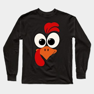 Turkey Face Long Sleeve T-Shirt